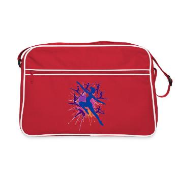 Gymnastique Gymnastique Acrobatie Gymnastique artistique - Sac Retro - rouge/blanc - Devant