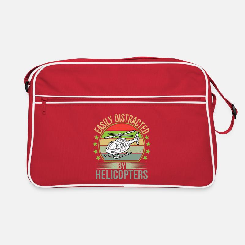 Facilement distraite par les hélicoptères Sac Retro
