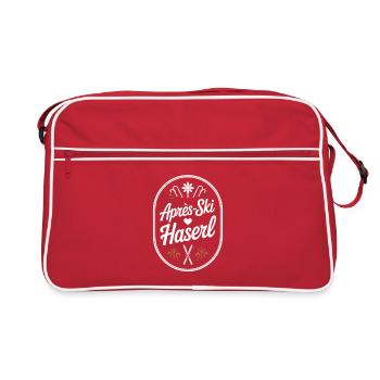 Après-ski bunny hut fun Skier ski bunny - Sac Retro - rouge/blanc - Devant