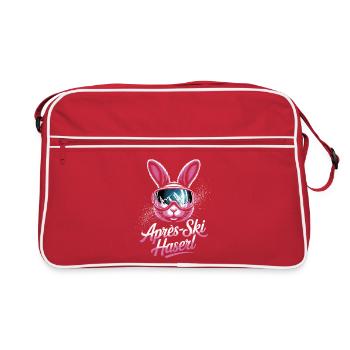 Après-ski bunny hut fun Skier ski bunny - Sac Retro - rouge/blanc - Devant