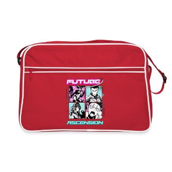 Future Ascension Style Manga Panneau - Sac Retro - rouge/blanc - Devant