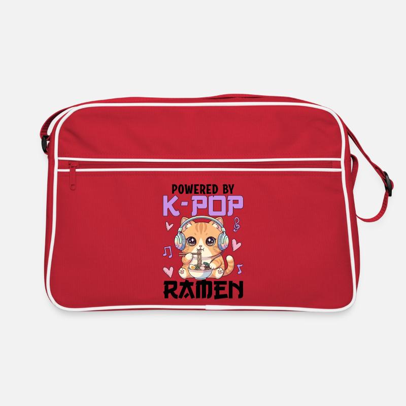 Powered By K-Pop Ramen Retro Tasche