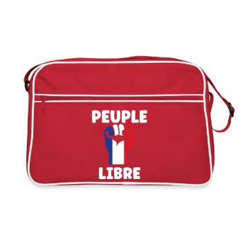 Tricolor Free People - Retro Bag - red/white - Front