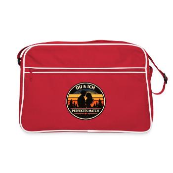 Look de partenaire parfait You & Me - Sac Retro - rouge/blanc - Devant