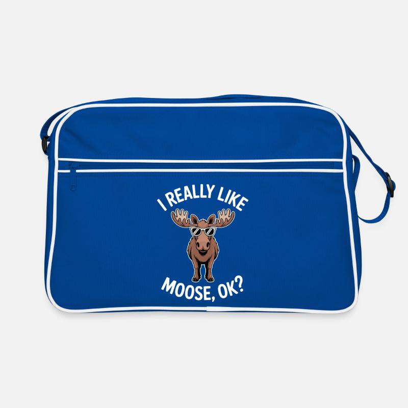 Elch Sprüche Elche Lustiges Elch Geschenk Retro Tasche