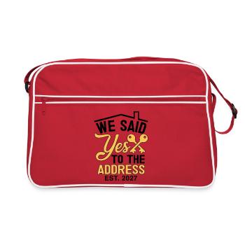 We Said Yes to The Address 2027 - Retro Bag - red/white - Front