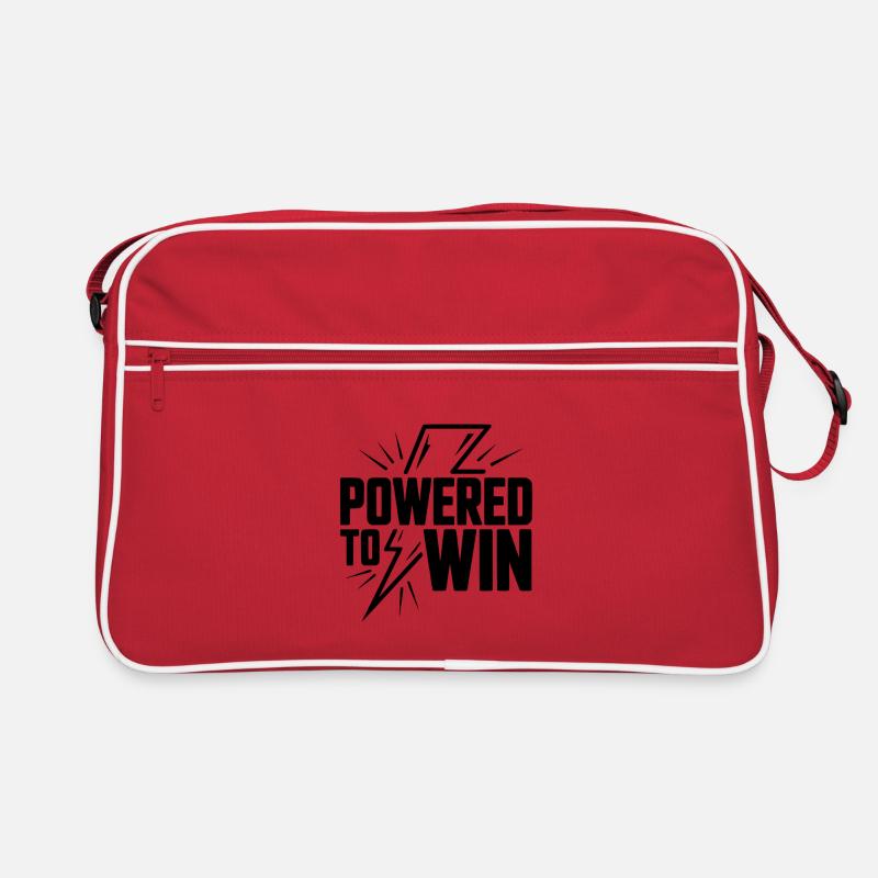 Powered to Win Retro Tasche