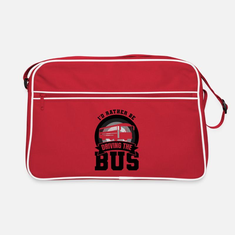 Busfahrer Witz Retro Tasche