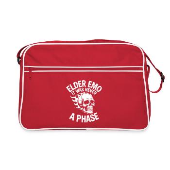 Elder Emo: It Was Never a Phase - Retro Bag - red/white - Front