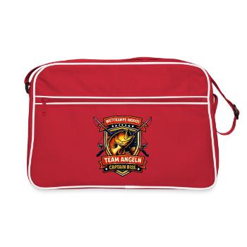 Team Fishing: Captain Bite Competition Mode - Retro Bag - red/white - Front