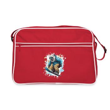 Ours polaire Planche à neige Ours polaire - Sac Retro - rouge/blanc - Devant
