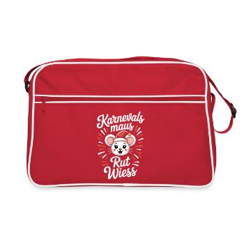 Souris de Carnaval, Rut, Wiess, Cologne, Cologne, Souris de Carnaval, - Sac Retro - rouge/blanc - Devant