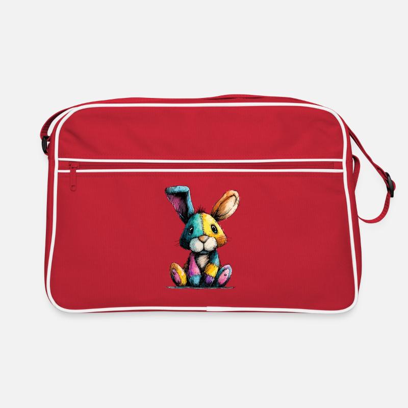 Patchwork Bunny Coloré Sac Retro