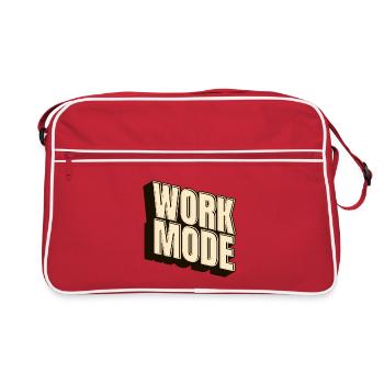 Mode Travail – Chemise Travail Minimal & Travail - Sac Retro - rouge/blanc - Devant