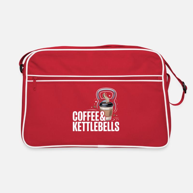 Kaffee & Kettlebells Duo Retro Tasche