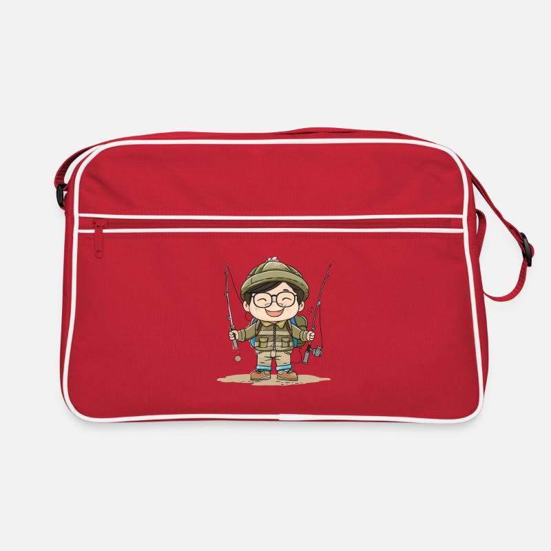 Fischer Junge Comic Retro Tasche