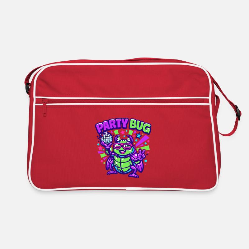 Party Bug  Retro Tasche
