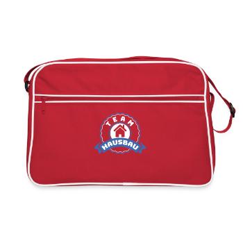 Team House Building Emblem - Retro Bag - red/white - Front