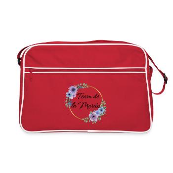 Team Mariée EVJF  - Sac Retro - rouge/blanc - Devant