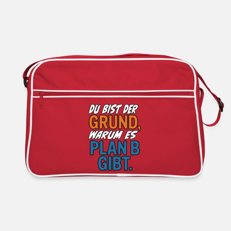 C’est à cause de toi qu’il y a un plan B Sac Retro