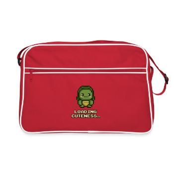 Download Cute Dino Pixel - Retro Bag - red/white - Front