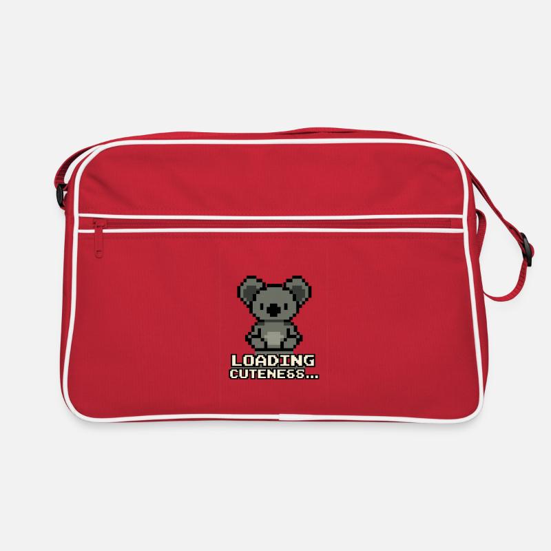 Pixelkoala Loading Cuteness Retro Tasche