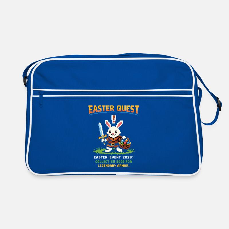 Easter Quest Pixel Bunny Retro Bag