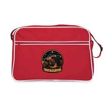 Truckasarus Monster Truck Stardust - Sac Retro - rouge/blanc - Devant