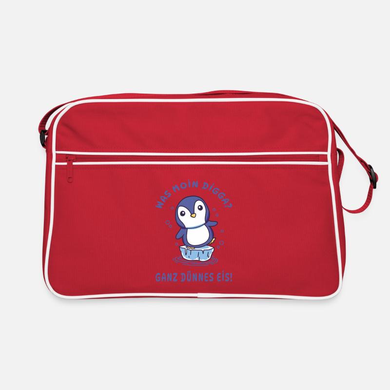 Penguin Moin Digga Conception de la glace très fine Sac Retro