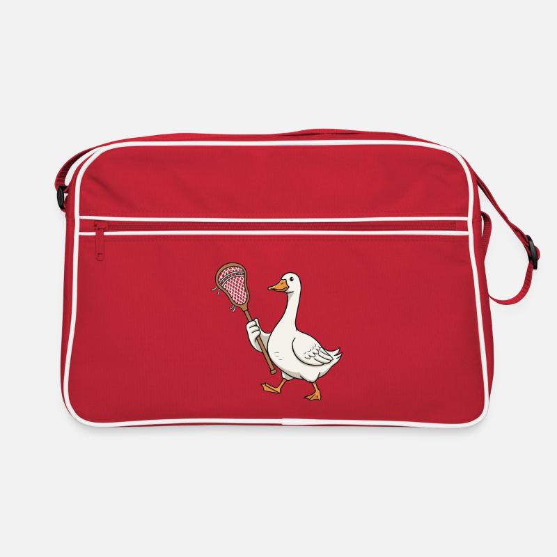Lacrosse Duck with Net Retro Bag