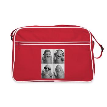 Patate douce - Sac Retro - rouge/blanc - Devant