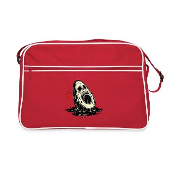 Avocat Horreur du Crâne - Sac Retro - rouge/blanc - Devant