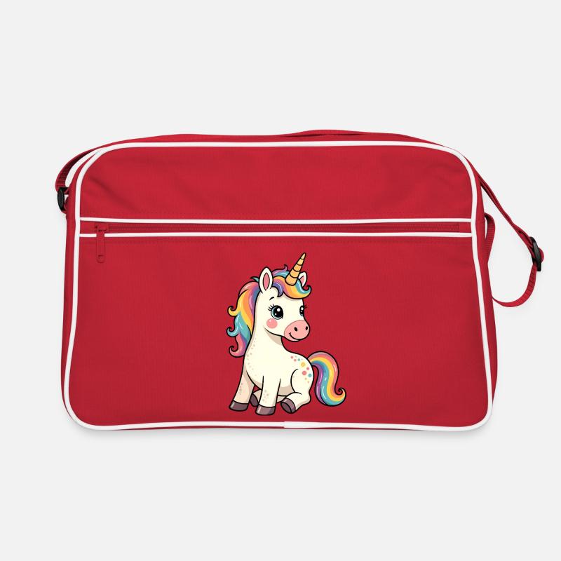 Cute Unicorn Retro Bag