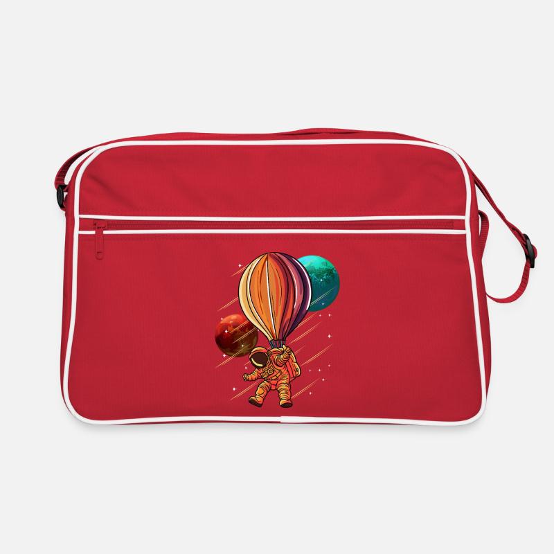 Astronaute en ballon d’aventure spatiale Sac Retro