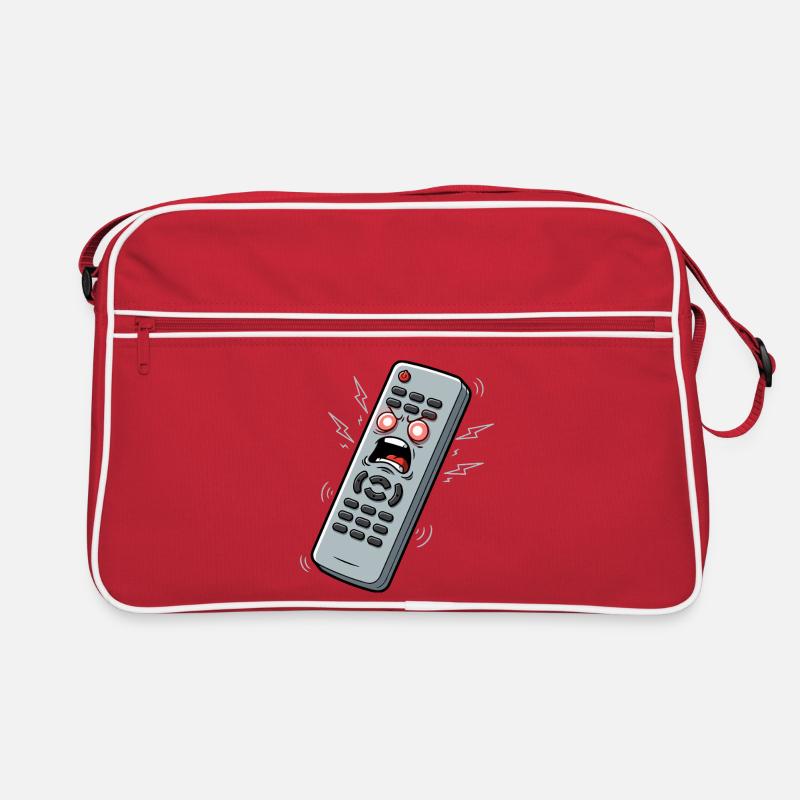 Screaming Remote Control Cartoon Retro Bag