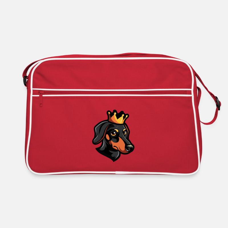 Couronne de teckel Teckel Sac Retro