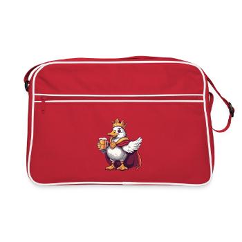 Goose Beer King - Retro Bag - red/white - Front