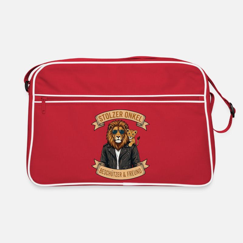 Lion Uncle: Protector & Friend Retro Bag