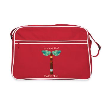 Old tool, modern spirit | Didgeridoo - Retro Bag - red/white - Front