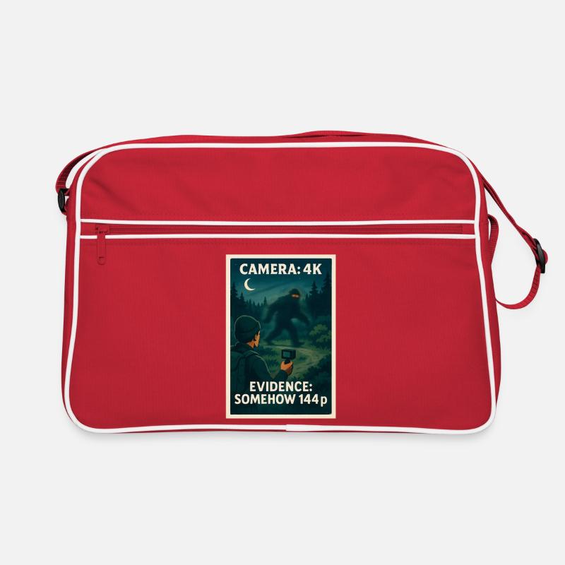 Camera 4K, proof 144p | Bigfoot Meme Retro Bag