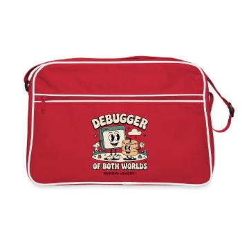 Debugger of both worlds | Debugging Dev - Retro Bag - red/white - Front