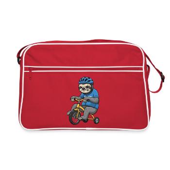 Cycliste Vélo de route Vélo de VTT Sport Vélo - Sac Retro - rouge/blanc - Devant
