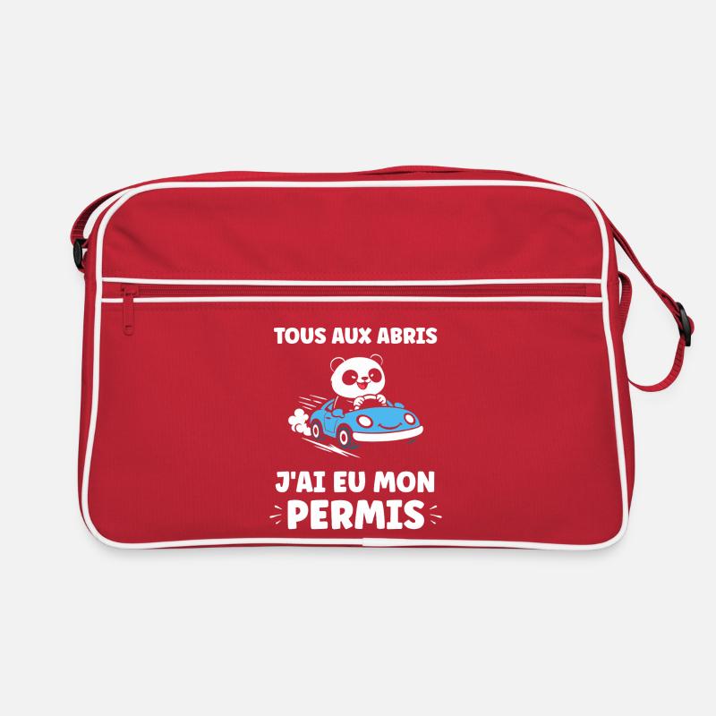 Driver's license humor Retro Bag