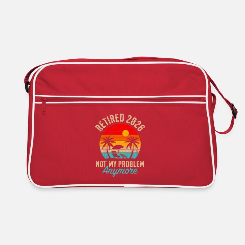 Retraité 2026 Not My Problem Anymore Retro Bag