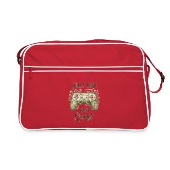 Encore une manette botanique Quest - Sac Retro - rouge/blanc - Devant