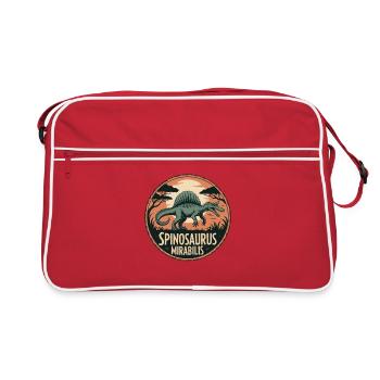 Découverte du nouveau Spinosaurus Mirabilis 2026 - Sac Retro - rouge/blanc - Devant