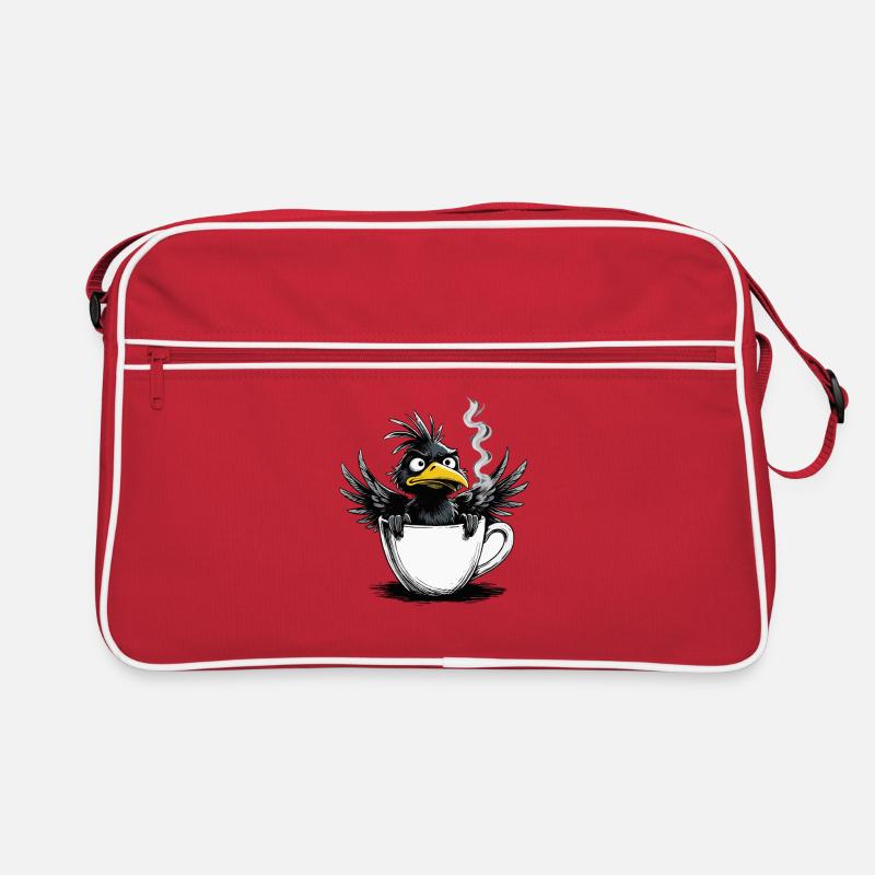 Morgenmuffel Kaffee Kein Bock Rabe Schlechte Laune Retro Tasche