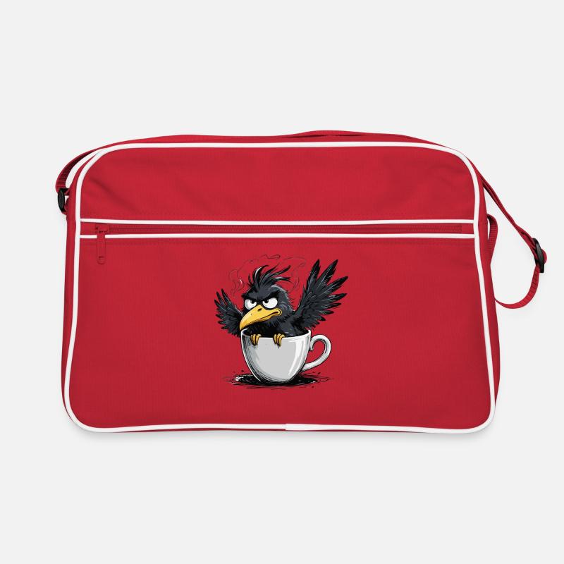 Morgenmuffel Kaffee Kein Bock Rabe Schlechte Laune Retro Tasche
