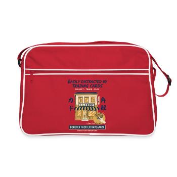 Abgelenkt vom Sammelkarten-Booster-Pack - Retro Tasche - Rot/Weiß - Vorne