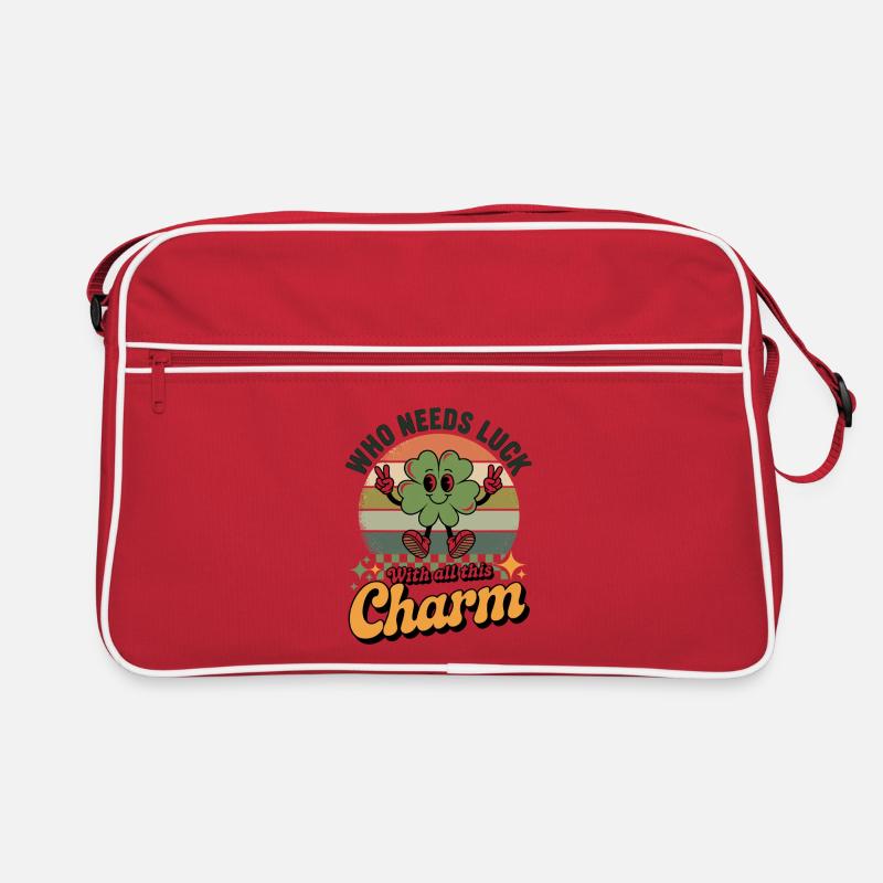 Charme Trèfle Chance Rétro Sac Retro